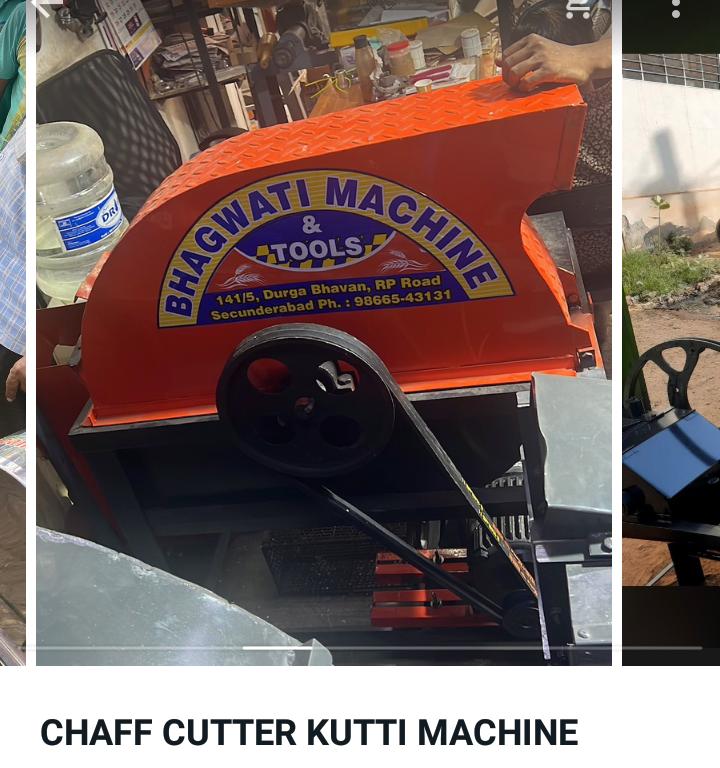 Chaff cutter machine